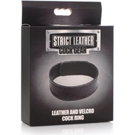 *GENIUNE LEATHER* Strict Leather Cock Gear Leather and Velcro Cock Ring