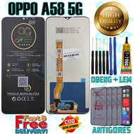 Lcd TOUCHSCREEN OPPO A58 5G TOUCHSCREEN ORIGINAL ORI ALL BRAND FULLSET