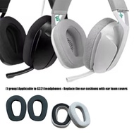 【CH*】 2PCS Earpads Compatible for G321 Headsets 1 Pair Headphone Ear Pad Replacement with Foam Cushi