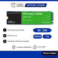 Western Digital WD Green SN350 NVMe Internal Solid State Drive SSD - M.2 2280 / PCIe Gen4x4 (500GB / 1TB)