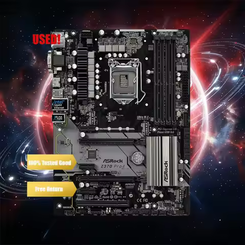 ASRock Z370 Pro4 Desktop Motherboard With Intel Z370 Z370M DDR4 LGA 1151 Original Desktop Mainboard
