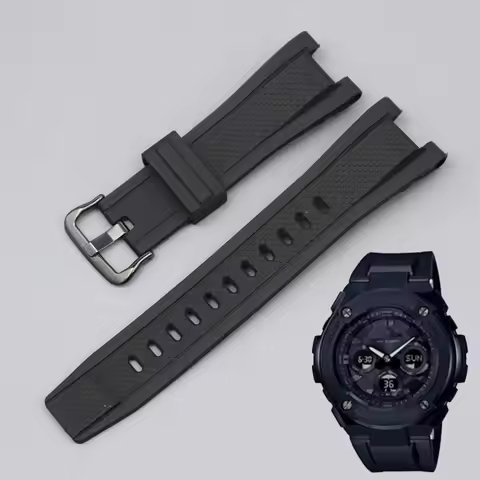 Straps for Casio G-Shock GST Series GST-210B GST-W300G S300G S110 W100 GST-W110 Men Resin Rubber Wat