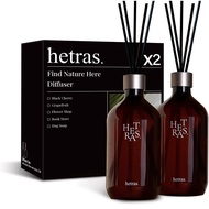 Hetras Premium Diffuser 500 ml, 2EA Gift Set, No.7 Hotel Wood
