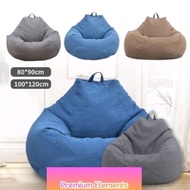 Bean Bag Sofa Cover Lazy Sofa Cover Chair Cover Kerusi Malas Sofa Malas Bean Beg No Filling Inside