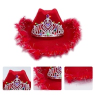 R* Shiny LED Light Women Men Fedora Hat for Winter Autumn Elegant Lady Trilby Felt Homburg Church Ja