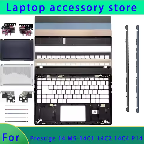 Suitable for Prestige 14 MS-14C1 14C2 14C4 P14 Laptop LCD Screen Back Cover, Front Panel, Palm Rest 