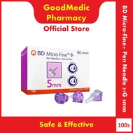 BD Micro-Fine+ Pen Needle 31G 5mm (100s)