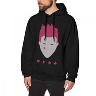 HXH Anime Sweater Hoodie HISOKA FACE Men's Jumper FleeceWanita Sizes SML XL XXL XXXL
