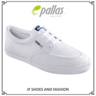 PALLAS JAZZ WHITE CANVAS CLASSIC SCHOOL SHOES [SIZE 4-11] | Kasut Sekolah Hitam Pallas Jazz Original
