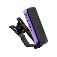 FLAMMA Purple Mini Smart Guitar Tuner Clip On Tuner for Electric Guitar, Bass Guitar, Acoustic Guitar, Ukulele