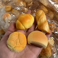 Simulated Bread Puff Food Simulation Cloud Kneading Music Mini Bread Squishy Toys Soft Slow Rebound Pinching Bag Decompression Toy Student Adult Toy Photography Prop