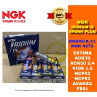 (100% ORIGINAL ) BKR6EIX-11 Ngk Iridium ix 4272 spark plug Honda Hyundai Toyota Naza Kia Nissan Prot