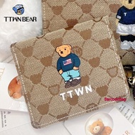 กระเป๋าตังค์หมีTTWN BEAR งานหนังลายหมีใบสั้น งานขายดี!!!