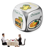 Wismar Food Decision Dice 6 Sides Fast Food Chinese Sushi Mexican Steakhouse Italian Dinner Decider 