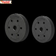 KUGIGIEI Barbell Weight Plate, Solid black weight plate Coated Surface Cast Iron Weight Plate, Sturd