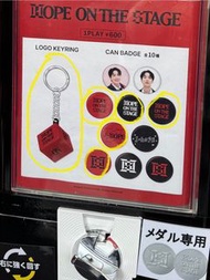 J-Hope Hope on the stage 日本場限定扭蛋 J-Hope襟章 BTS扭蛋 BTS襟章