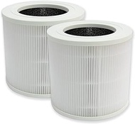 PUREBURG Replacement True HEPA Filter Compatible with Proscenic A8 SE Air Purifier,H13 4-Stage Filtration High-efficiency Activated carbon 2-IN-1 Air Clean Dust VOCs,2-Pack