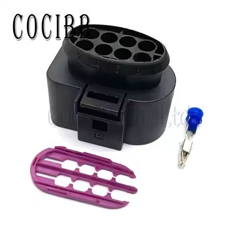 1 Set 8 Pin 3.5MM Car Radar Taillight Light Plug Socket Automotive Waterproof Wire Connector For VW 