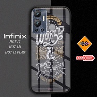 GRAND88 - HARDCASE 2D GLOSSY QUOTES CASING hp infinix hot 12 HOT 12i HOT 12 PLAY SMART 6 SMART 5 HOT
