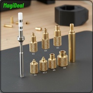 MagiDeal 9 Pieces Good Thermal Conductivity Heat Set Insert Tool Kit Wide Compatibility Heat Insert 