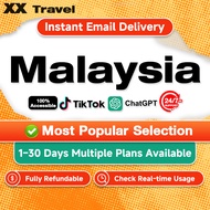 eSIM Malaysia 3-15Days 3-20GB + Unlimited Data Malaysia Travel eSIM