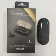 【促銷】源頭工廠y30藍牙耳機TWS對耳無線觸摸運動5.0藍牙Q2跨境電商爆款