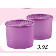 *1pc/2pcs*Tupperware Deco Canister 3.9L One Touch Airtight Purple