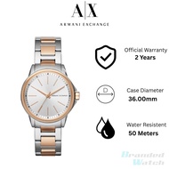 [Official Warranty] Armani Exchange AX4363 Women's Stainless Steel Watch 36mm Water Resistant Watch 