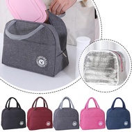 Camping Insulated Lunch Bag Thermal Tote Lunch Box Carrier Foil Lined For Work School Picnic D0H2