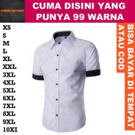 MERAH HIJAU KEMEJA PUTIH HITAM 99 COLORS 10XL 9XL 8XL 7XL 6XL 5XL 4XL 3XL XXL XL LMS Red MAROON MILK