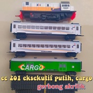 Diecast - Mainan Kereta Api Indonesia, Miniatur Kereta Api Cc 201