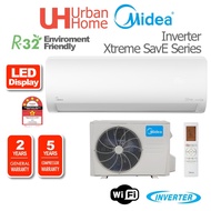 Midea AirCond R32 Xtreme SavE Inverter Air Conditioner WiFi Ready (1HP-2.5HP) MSXS-10CRDN8/13CRDN8/19CRDN8/25CRDN8)
