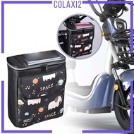 [Colaxi2] Bikes Front Bag Bikes Front Bag Zipper Closure Riding Travel Tricycles Water Resistant Front Bike Handlebar Bag