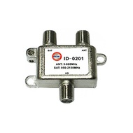 MIXER รวมสัญญาณจานดาวเทียมกับเสาอากาศทีวี  IDEASAT รุ่น ID-0201 (SAT+ANT)