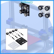 KOK V Gantry Plate V Wheel Kit for Flexible Configuration for 2020V slot Aluminum