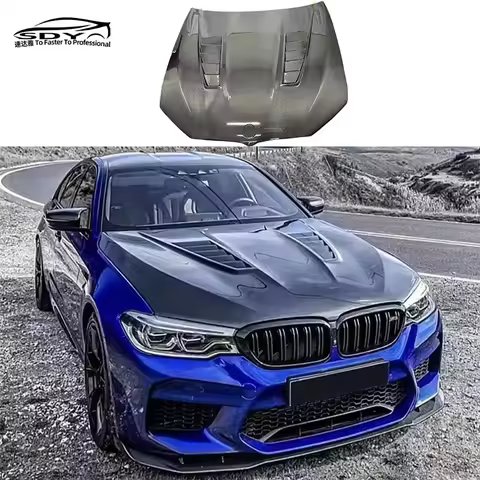 F90 M5 G30 High Quality Carbon Fiber MBJ Style Engine Bonnet Engine Hood for 5 Series F90 M5 G30 G38