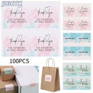 JUICYX 100PCS Thank You Stickers Gift Gift Wrapping Party Supplies Gorgeous