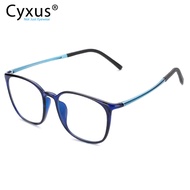 [ลดล้างสต๊อก] Cyxus แว่นกรองแสงสีฟ้าคอมพิวเตอร์สำหรับผู้ชายผู้หญิงปิดกั้นแสงสีฟ้า UV ต่อต้านอาการปวด