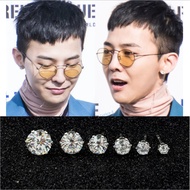 1pc Diamond Earrings Stud Kpop GD G-Dragon Earring for Men and Women