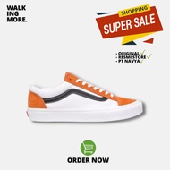 Vans OLD SKOOL STYLE 36 RETRO SPORT WHITE ORANGE ORIGINAL Official STORE