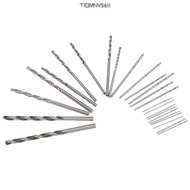TIOMNV56II Micro Twist Drill Bits, Twist Design Size 0.5-3mm HSS Drill Bits, Precision Straight Shan