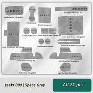 ZLWR ZEEKR 009 Central Control MAT Coaster ถังน้ำ MAT ประตู Anti-SLIP MAT ZEEKR 009 อุปกรณ์ตกแต่งภาย