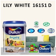 16151D LILY WHITE ( 1L ) DULUX INSPIRE INTERIOR SMOOTH SHEEN PAINT