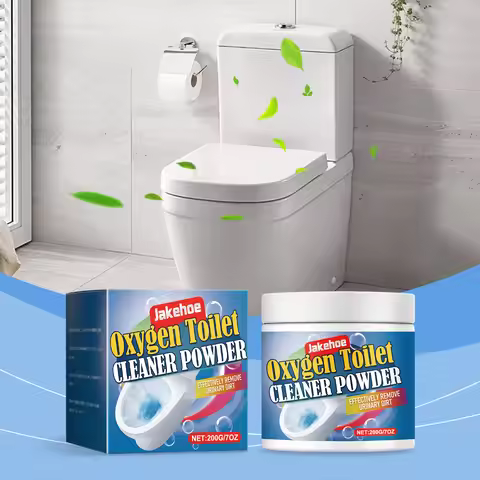 Toilet Foam Cleaning Powder - Fast-Foaming Toilet Cleaner for Easy Stain Removal & Hygiene Maintenan