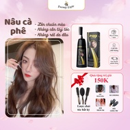 Dầu gội nhuộm tóc phủ bạc màu Cafe Nagi Coffee 10 chiết xuất từ thiên nhiên 400ml [Tặng kem ủ tóc na