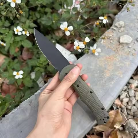 BM 9070 Outdoor Multi-purpose Knife D2 Steel Blade Camping Wilderness Survival EDC Pocket Knife Frui