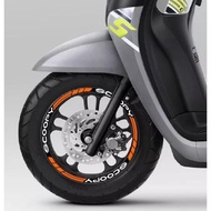 Stiker Velg Roda Motor Honda Scoopy 2020-2023