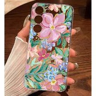 1 ชิ้น เคสโทรศัพท์ลายนุ่มลายดอกไม้สวยงาม เข้ากันได้กับ Huawei Honor, Redmi, Galaxy A04e/12/A13/A14/A