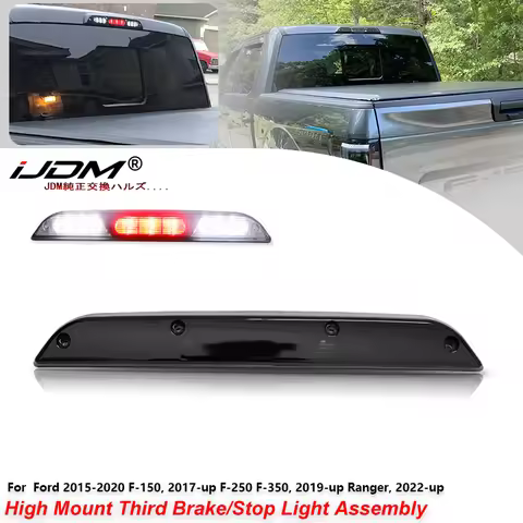 1Pcs For Ford F150 F250 F350 2015-up Ranger 2019-up Red LED 3RD High Mount Brake Stop Cargo Light La