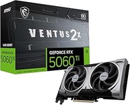 msi Gaming RTX 5060 Ti 16G Ventus 2X OC Plus Graphics Card (16GB GDDR7, 128-bit, Extreme Performance